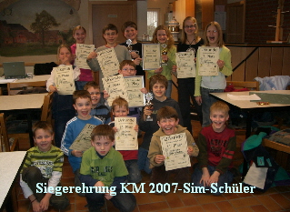 Siegerehrung KM 2007-Sim-Schüler